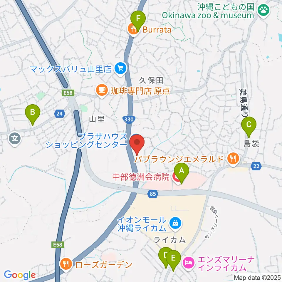 シネマプラザハウス周辺のコンビニエンスストア一覧地図
