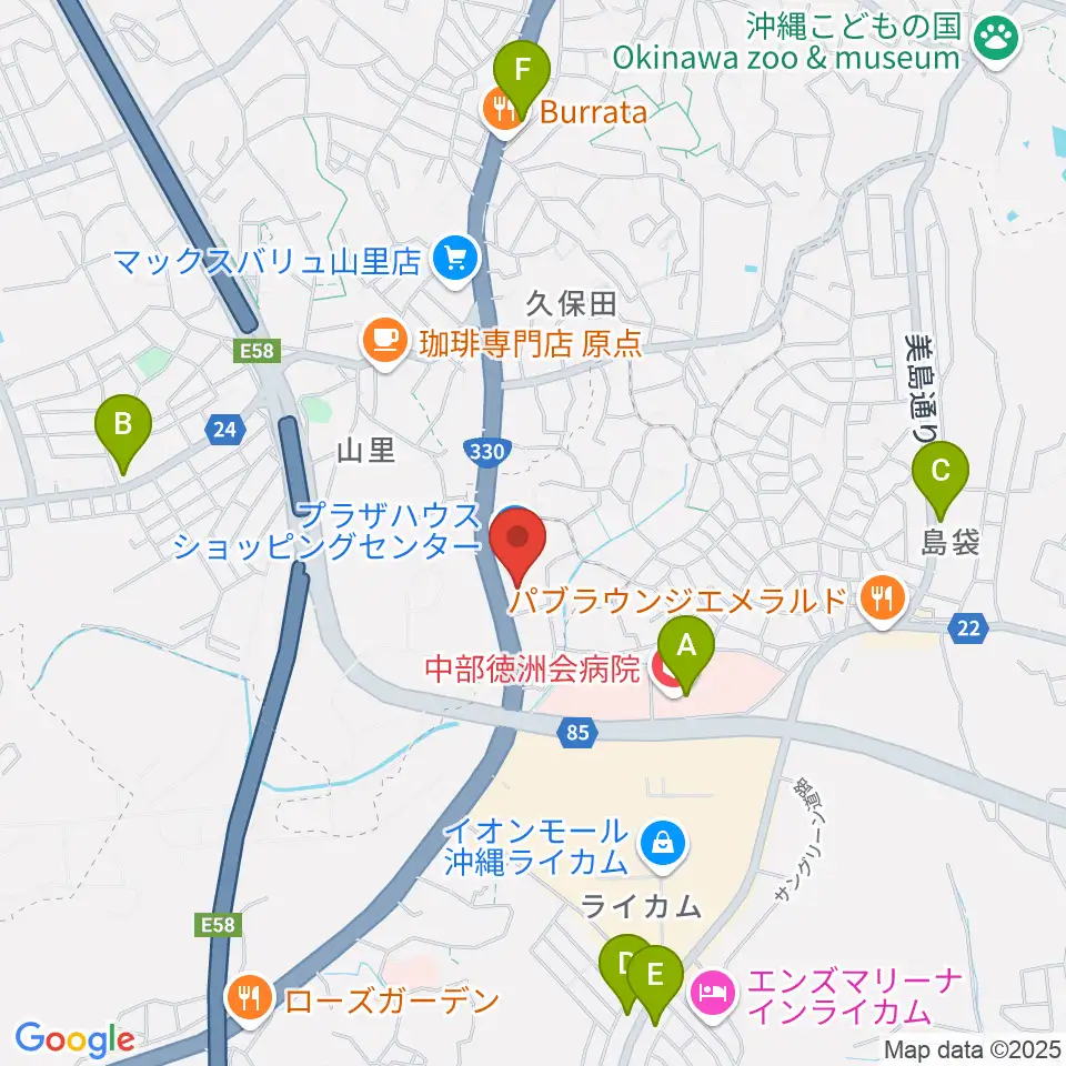 シネマプラザハウス周辺のコンビニエンスストア一覧地図