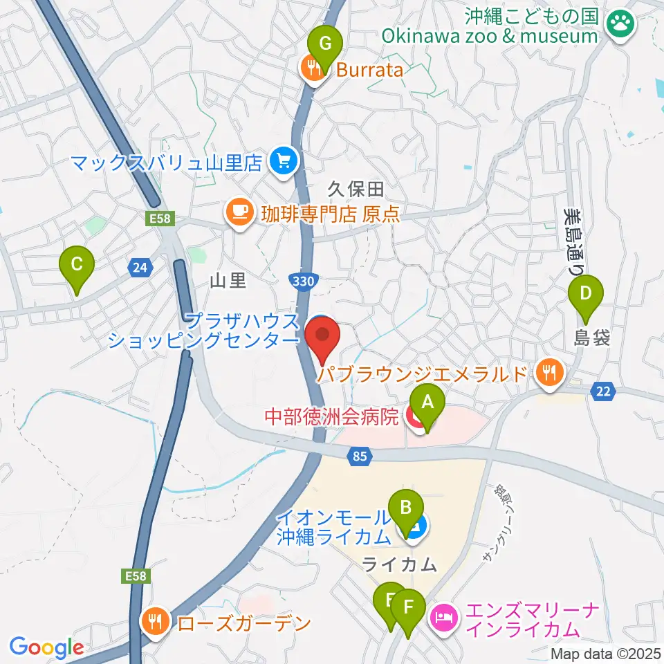 シネマプラザハウス周辺のコンビニエンスストア一覧地図