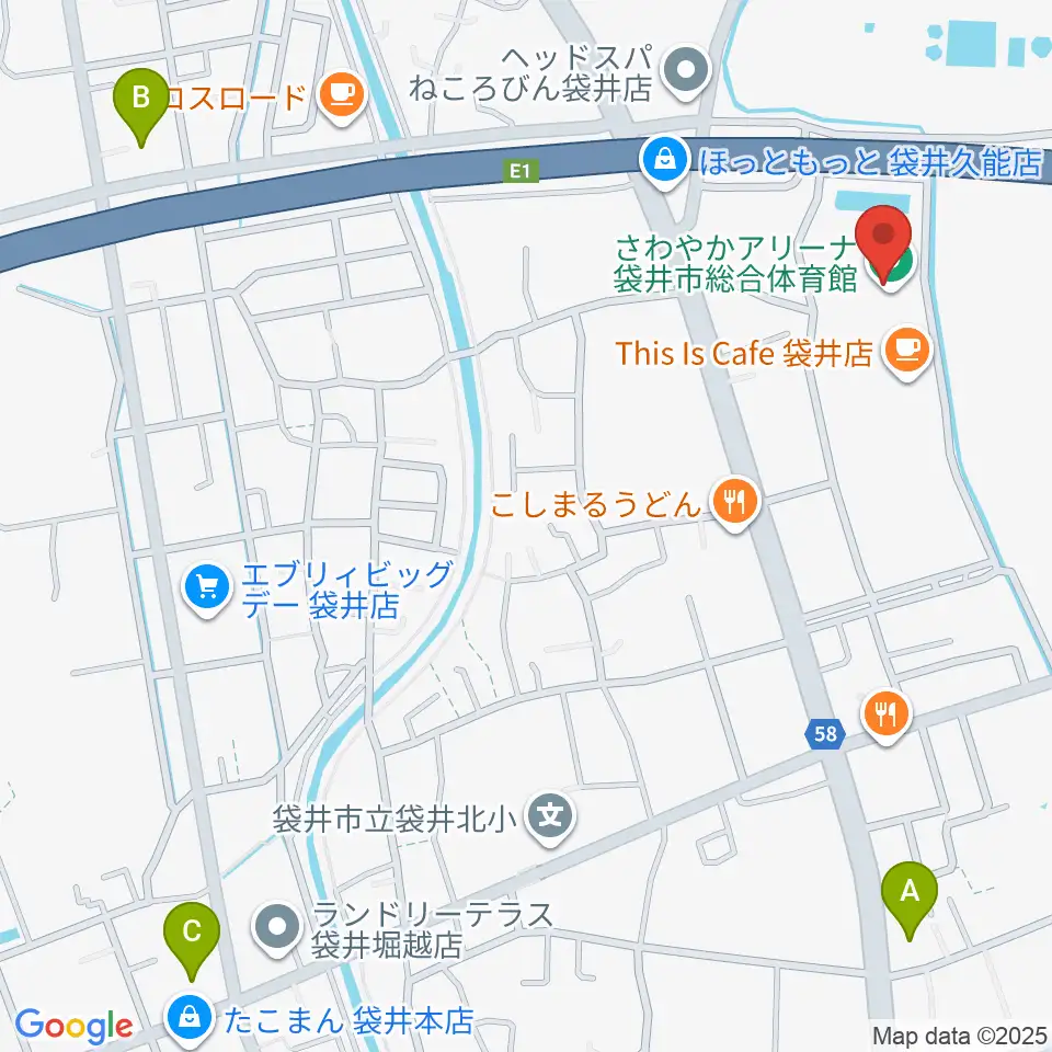 さわやかアリーナ袋井市総合体育館周辺のコンビニエンスストア一覧地図
