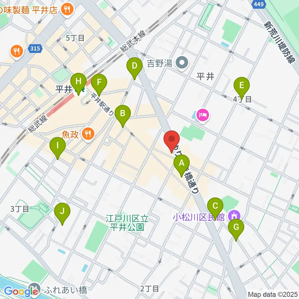 スタジオ・オトキチ周辺のコンビニエンスストア一覧地図