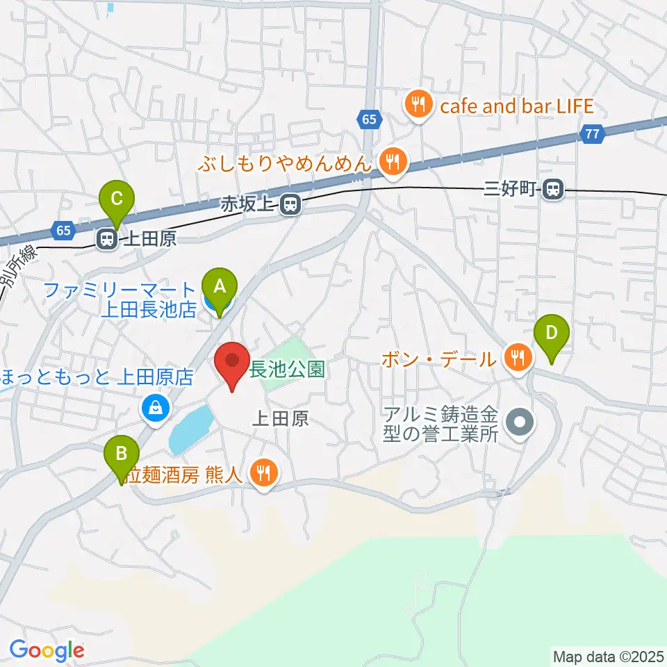 上田創造館周辺のコンビニエンスストア一覧地図