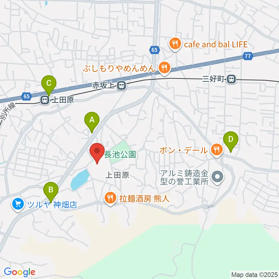 上田創造館周辺のコンビニエンスストア一覧地図