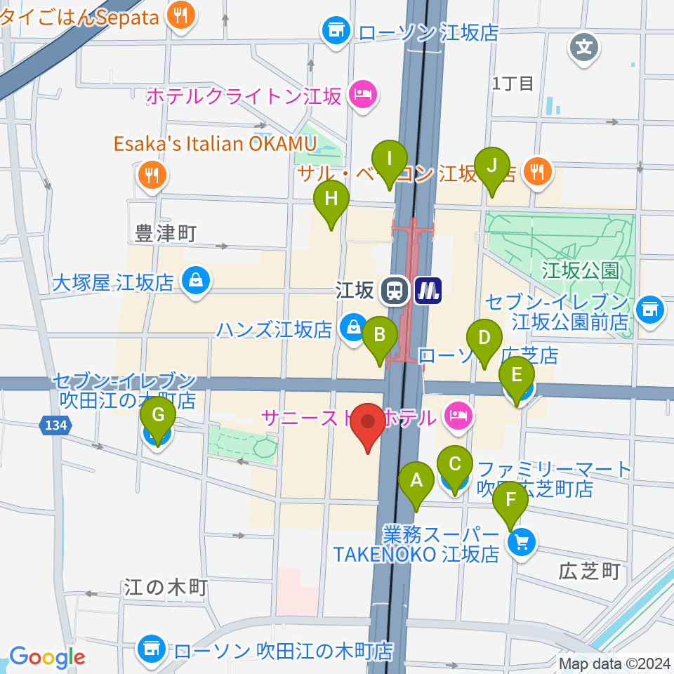 スタジオリフレクション周辺のコンビニエンスストア一覧地図