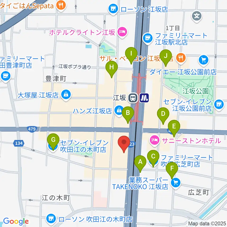 スタジオリフレクション周辺のコンビニエンスストア一覧地図