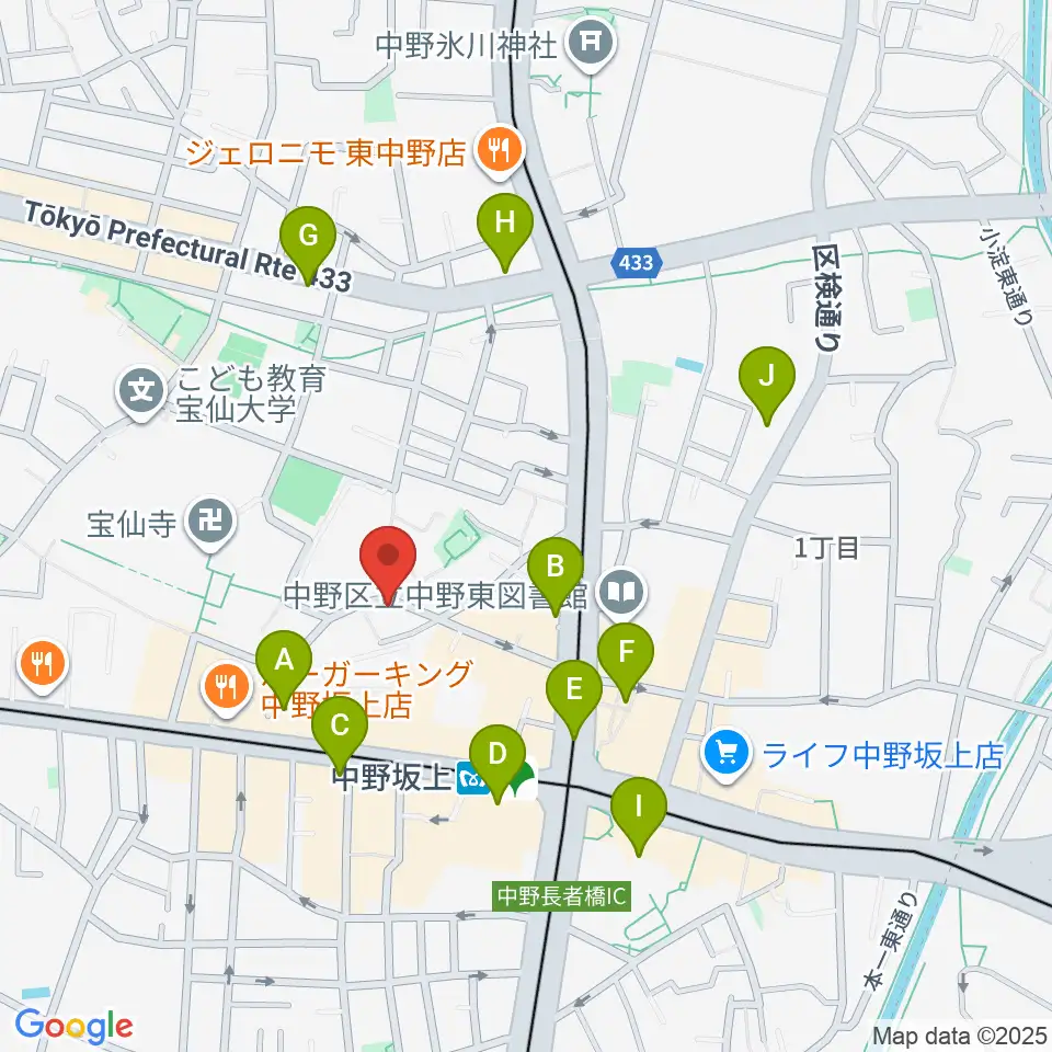 Gold Rush Studio周辺のコンビニエンスストア一覧地図