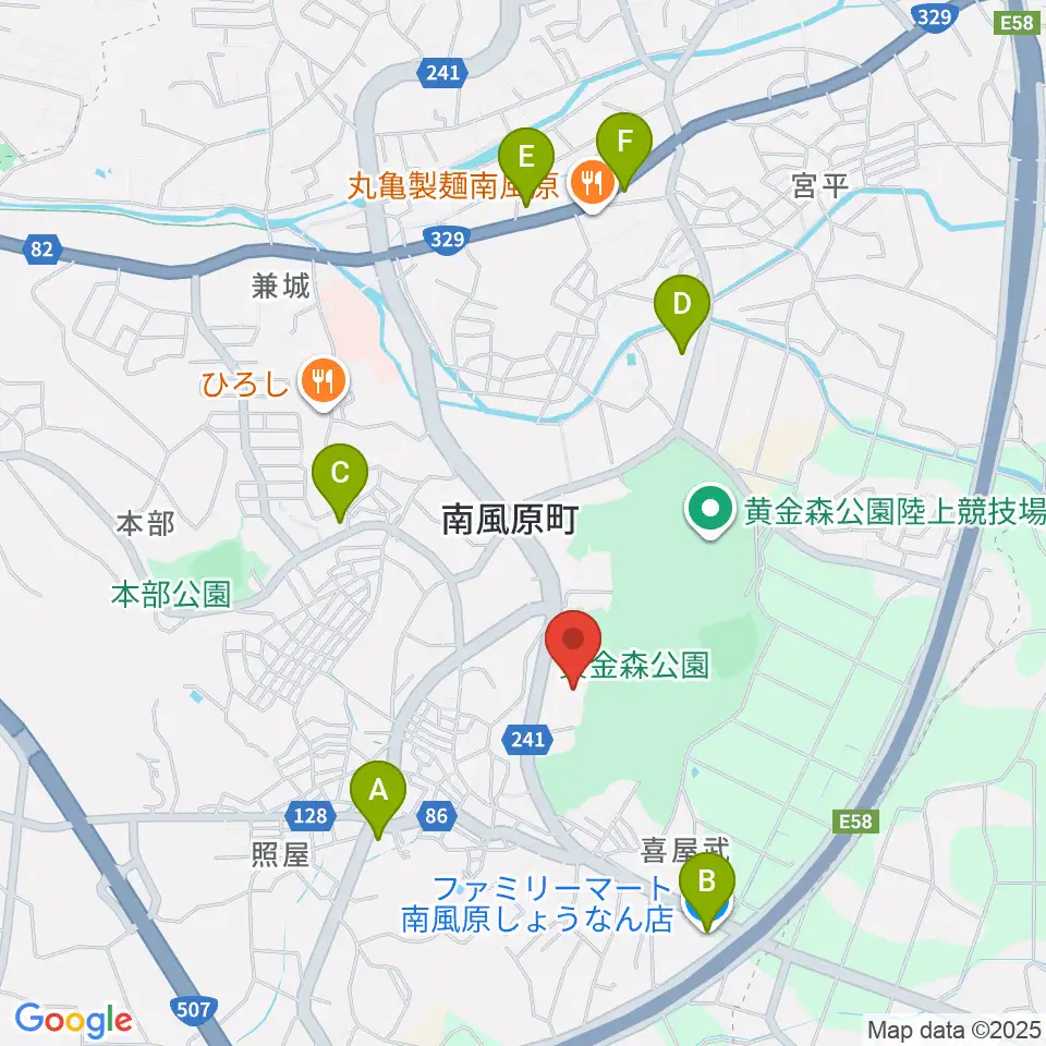 南風原町立中央公民館周辺のコンビニエンスストア一覧地図
