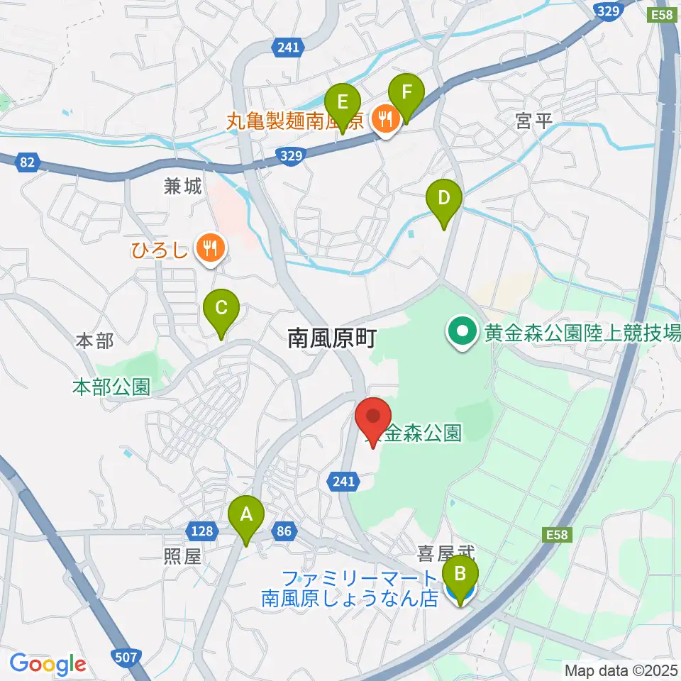 南風原町立中央公民館周辺のコンビニエンスストア一覧地図