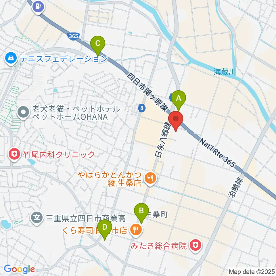 おふろcafé 湯守座周辺のコンビニエンスストア一覧地図
