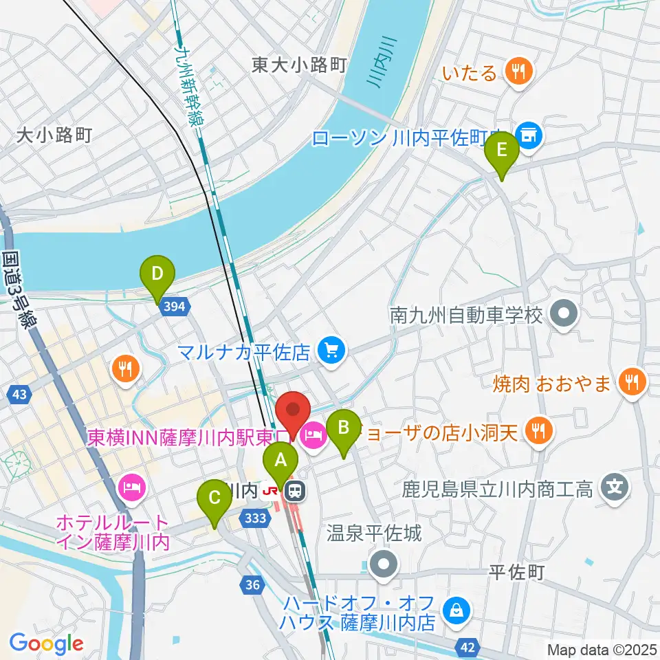 SSプラザせんだい周辺のコンビニエンスストア一覧地図