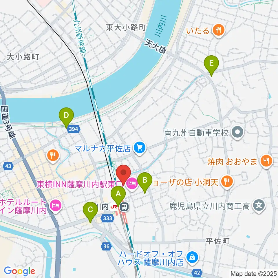 SSプラザせんだい周辺のコンビニエンスストア一覧地図