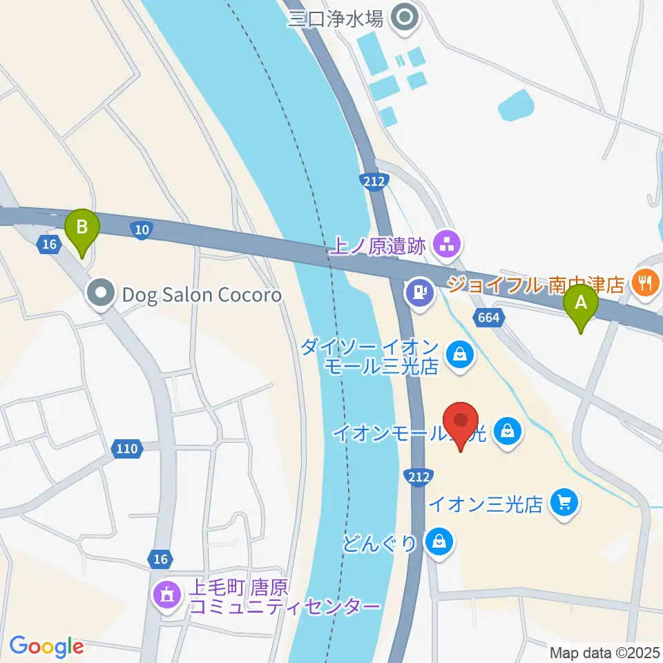 セントラルシネマ三光周辺のコンビニエンスストア一覧地図