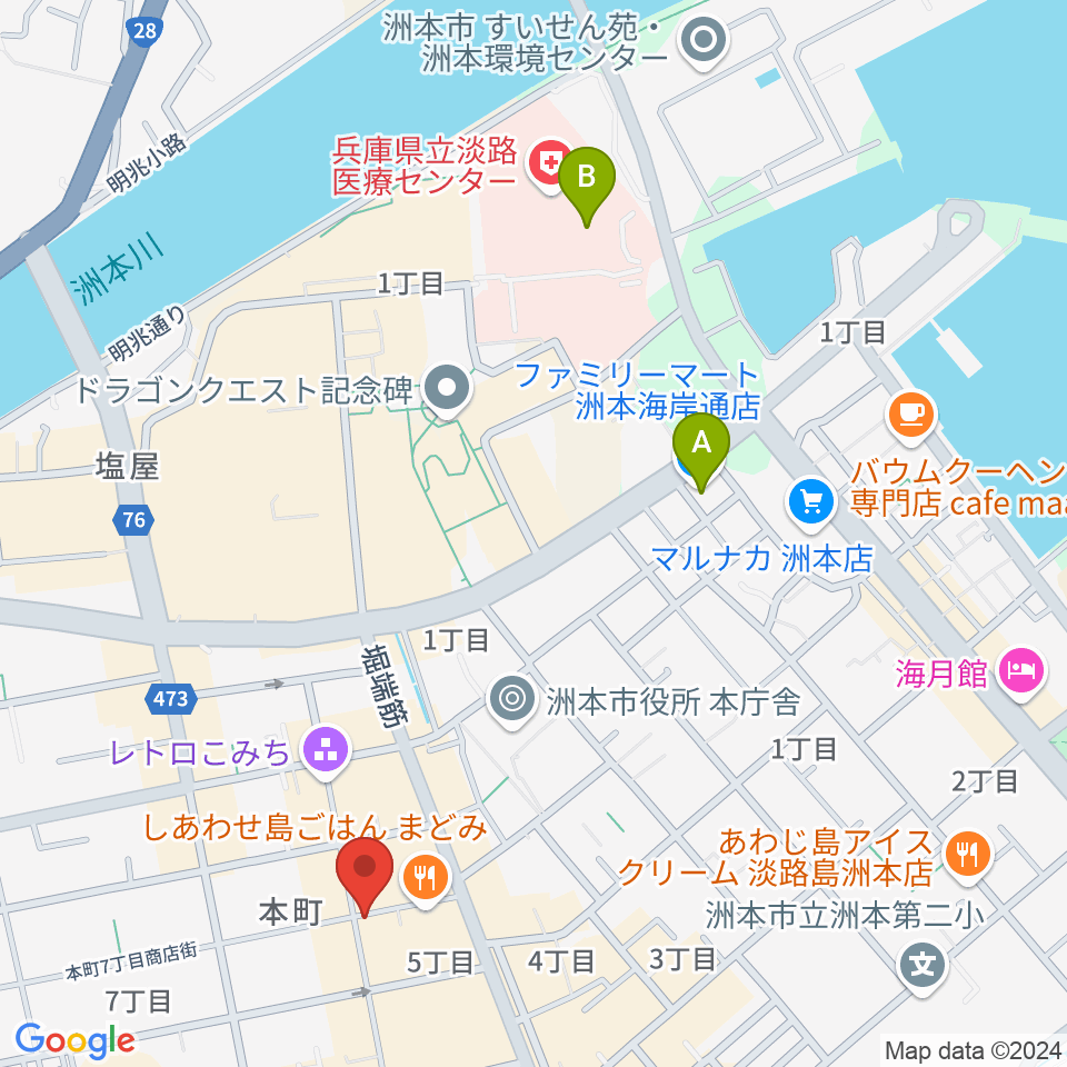 マトヤ楽器 的矢ミュージックスタジオ周辺のコンビニエンスストア一覧地図