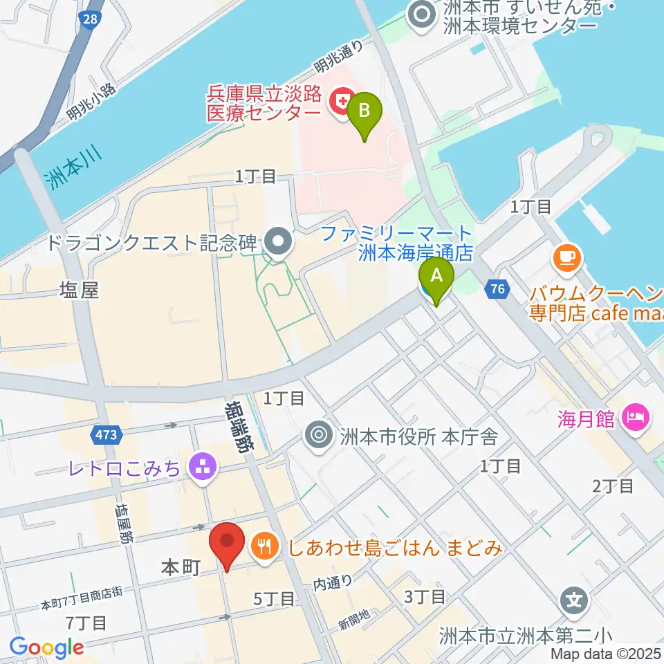 マトヤ楽器ミュージックスタジオ周辺のコンビニエンスストア一覧地図