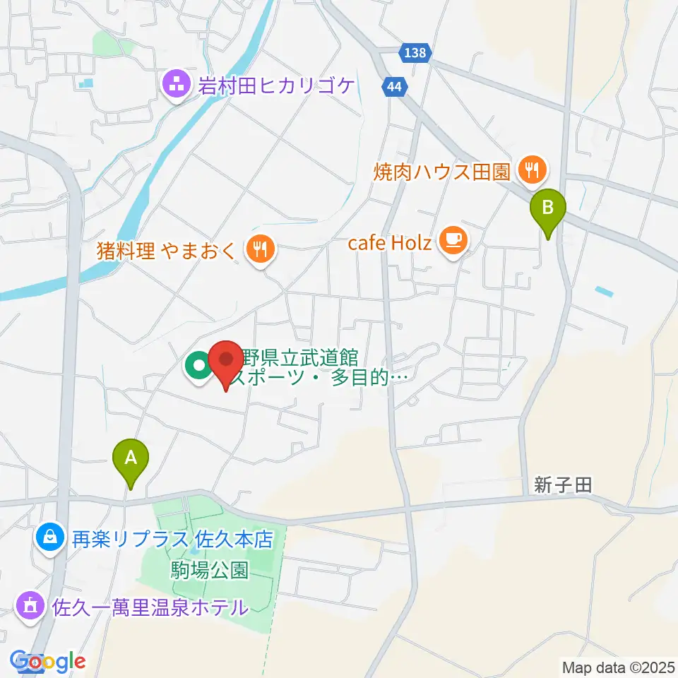 長野県立武道館周辺のコンビニエンスストア一覧地図