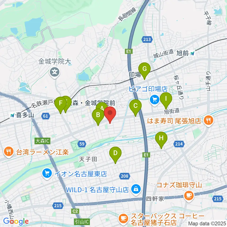 藤チェロ教室周辺のコンビニエンスストア一覧地図