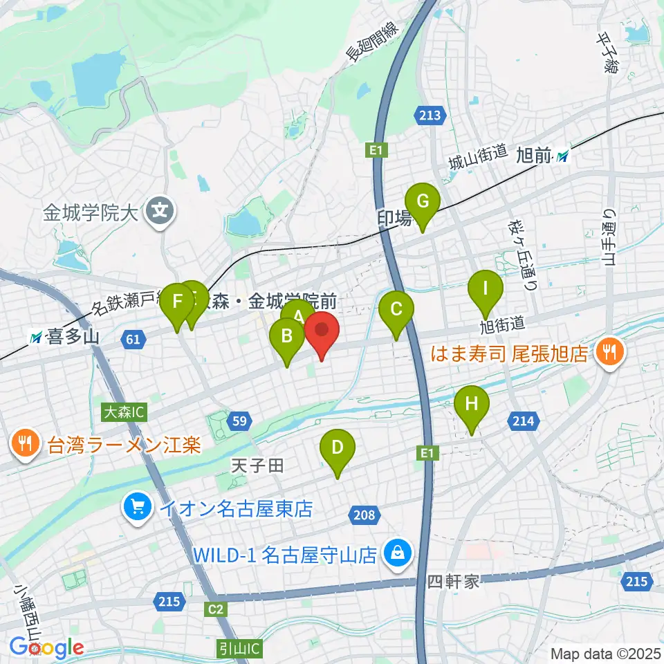 藤チェロ教室周辺のコンビニエンスストア一覧地図