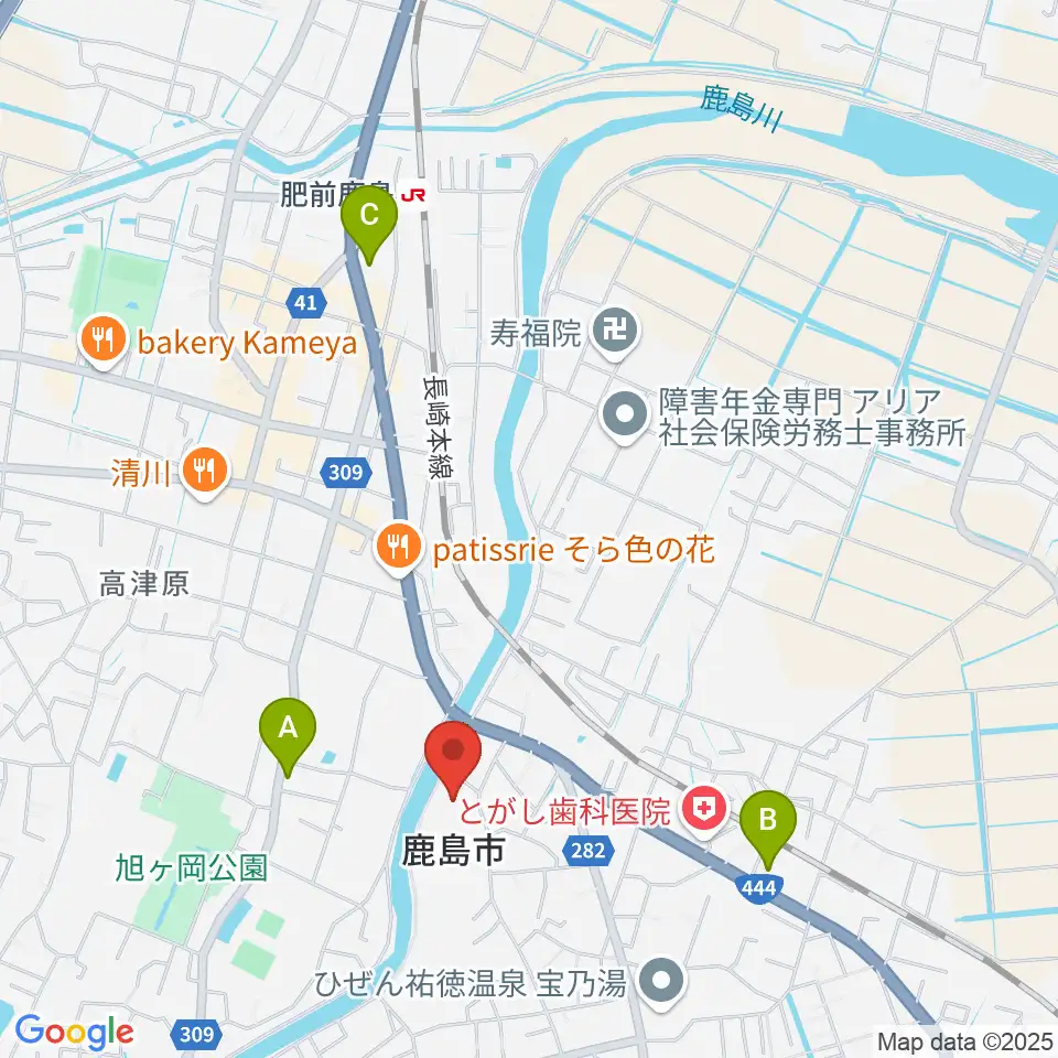 鹿島市民文化ホール サクラス周辺のコンビニエンスストア一覧地図