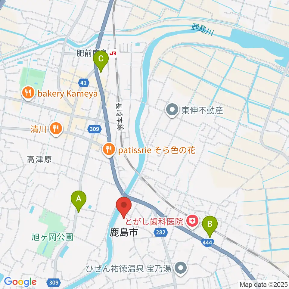 鹿島市民文化ホール サクラス周辺のコンビニエンスストア一覧地図