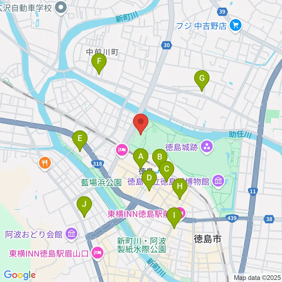 とくぎんトモニアリーナ周辺のコンビニエンスストア一覧地図