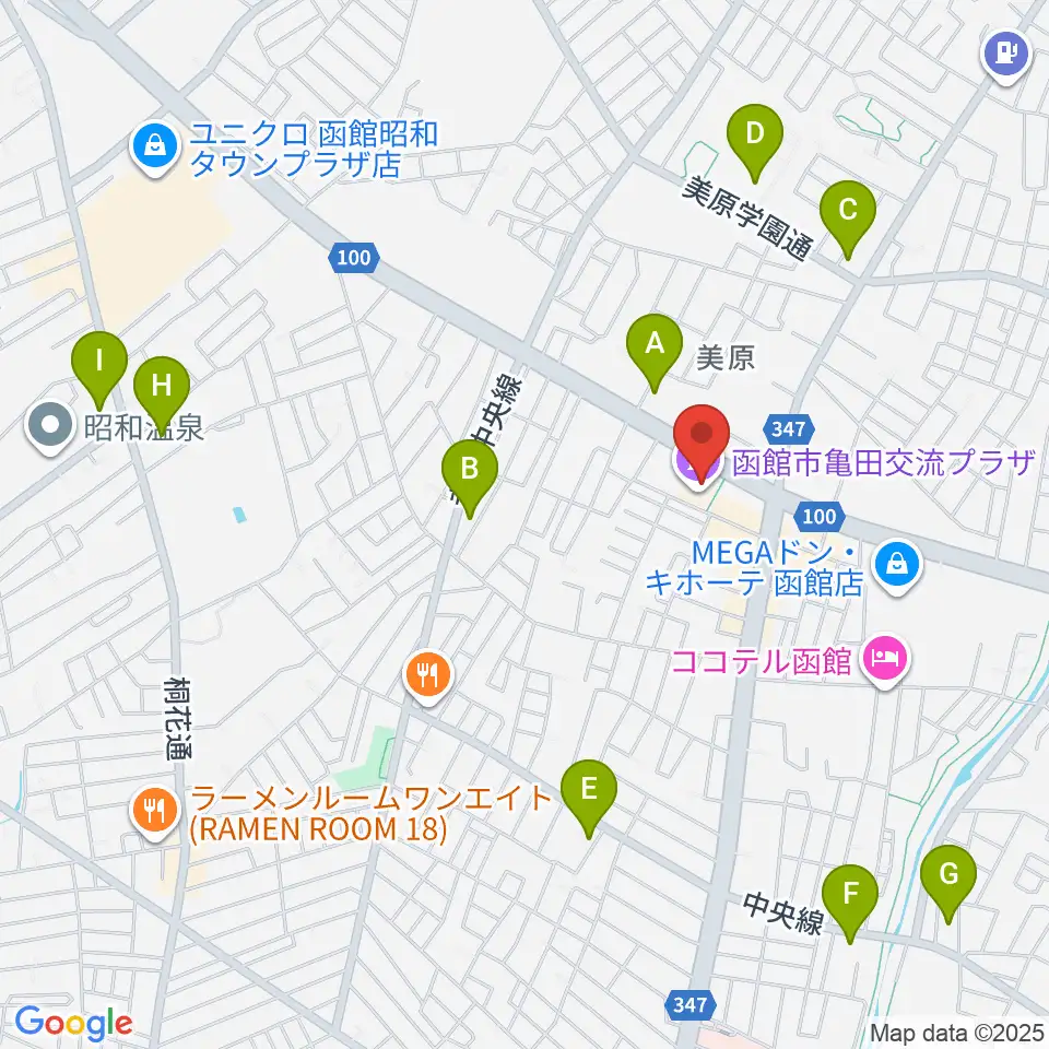 北海道ハウスダンプラザ周辺のコンビニエンスストア一覧地図