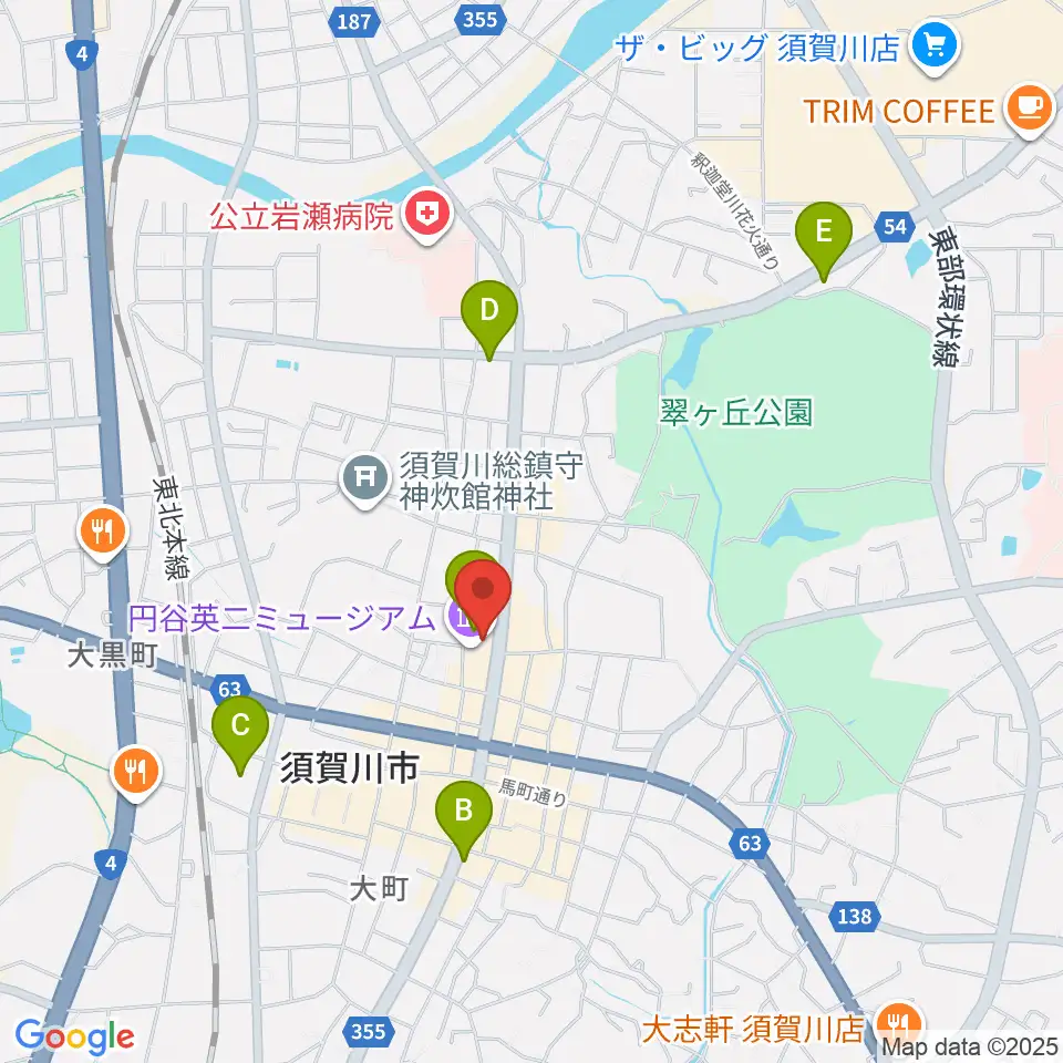 ウルトラFM周辺のコンビニエンスストア一覧地図