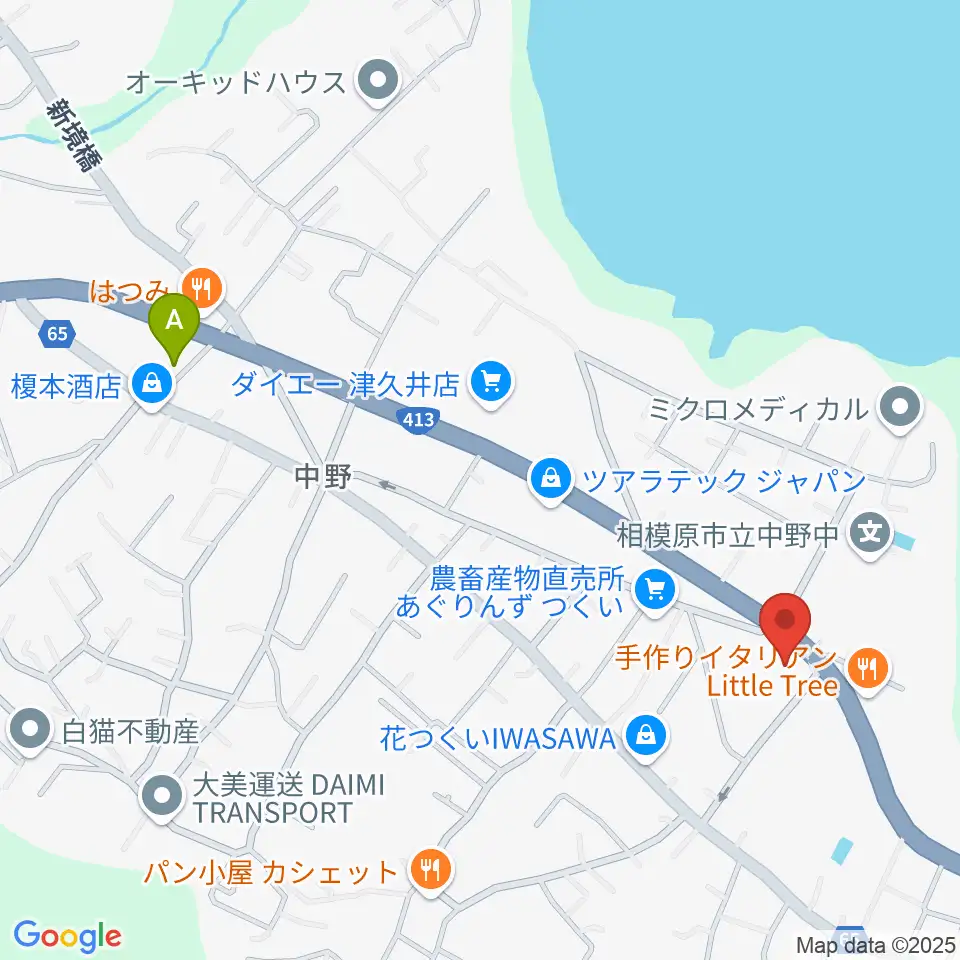 津久井中央公民館周辺のコンビニエンスストア一覧地図
