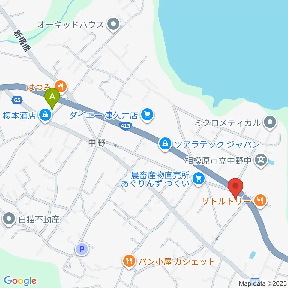津久井中央公民館周辺のコンビニエンスストア一覧地図