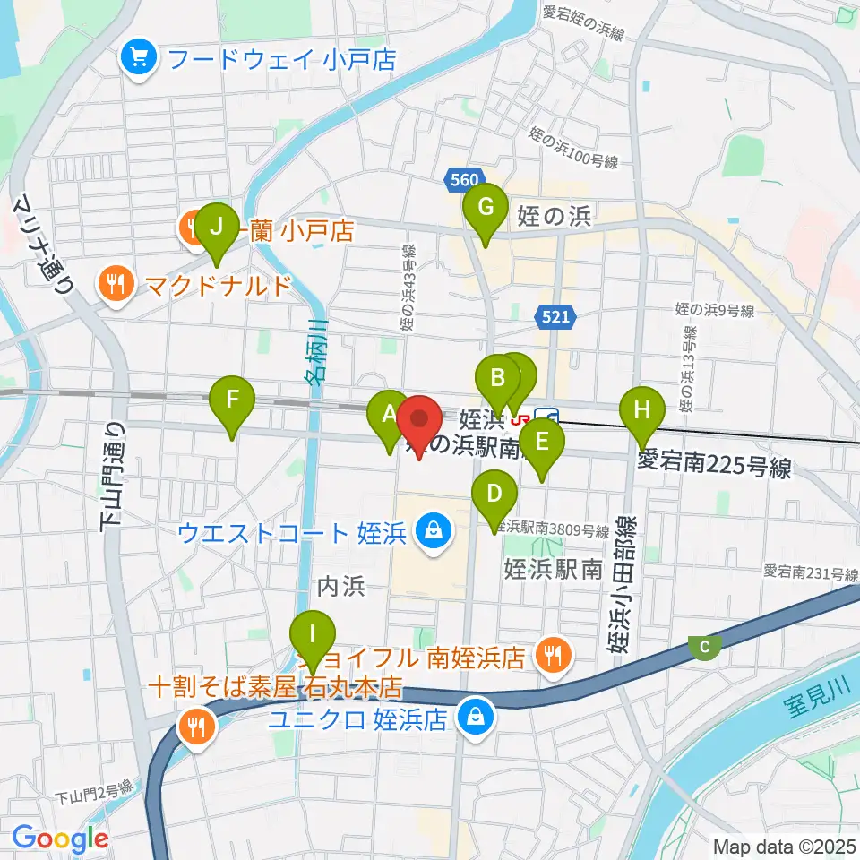 福岡市立西市民センター周辺のコンビニエンスストア一覧地図