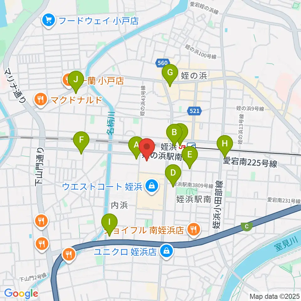 福岡市立西市民センター周辺のコンビニエンスストア一覧地図