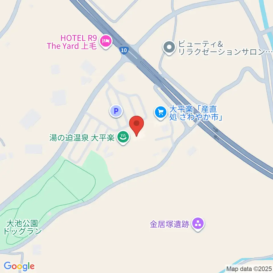 ぶらり劇場大平楽周辺のコンビニエンスストア一覧地図