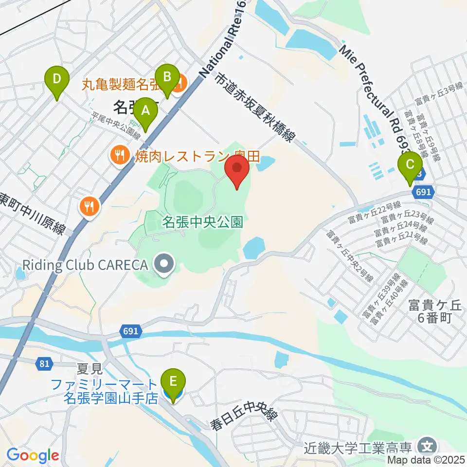 ベルウイングアリーナ周辺のコンビニエンスストア一覧地図