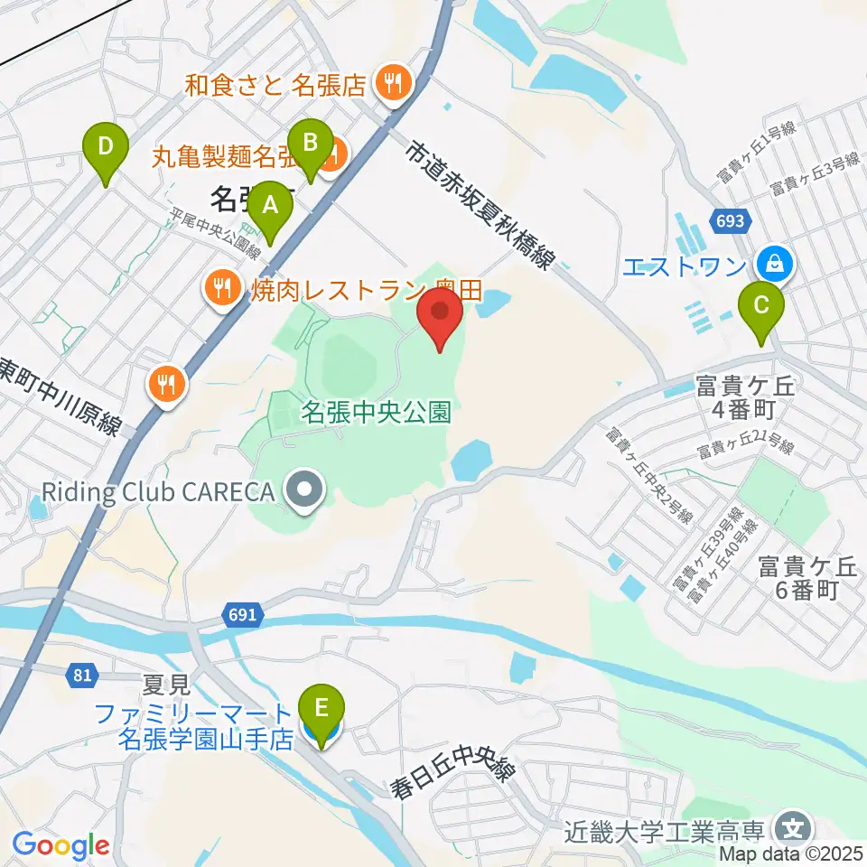 ベルウイングアリーナ周辺のコンビニエンスストア一覧地図