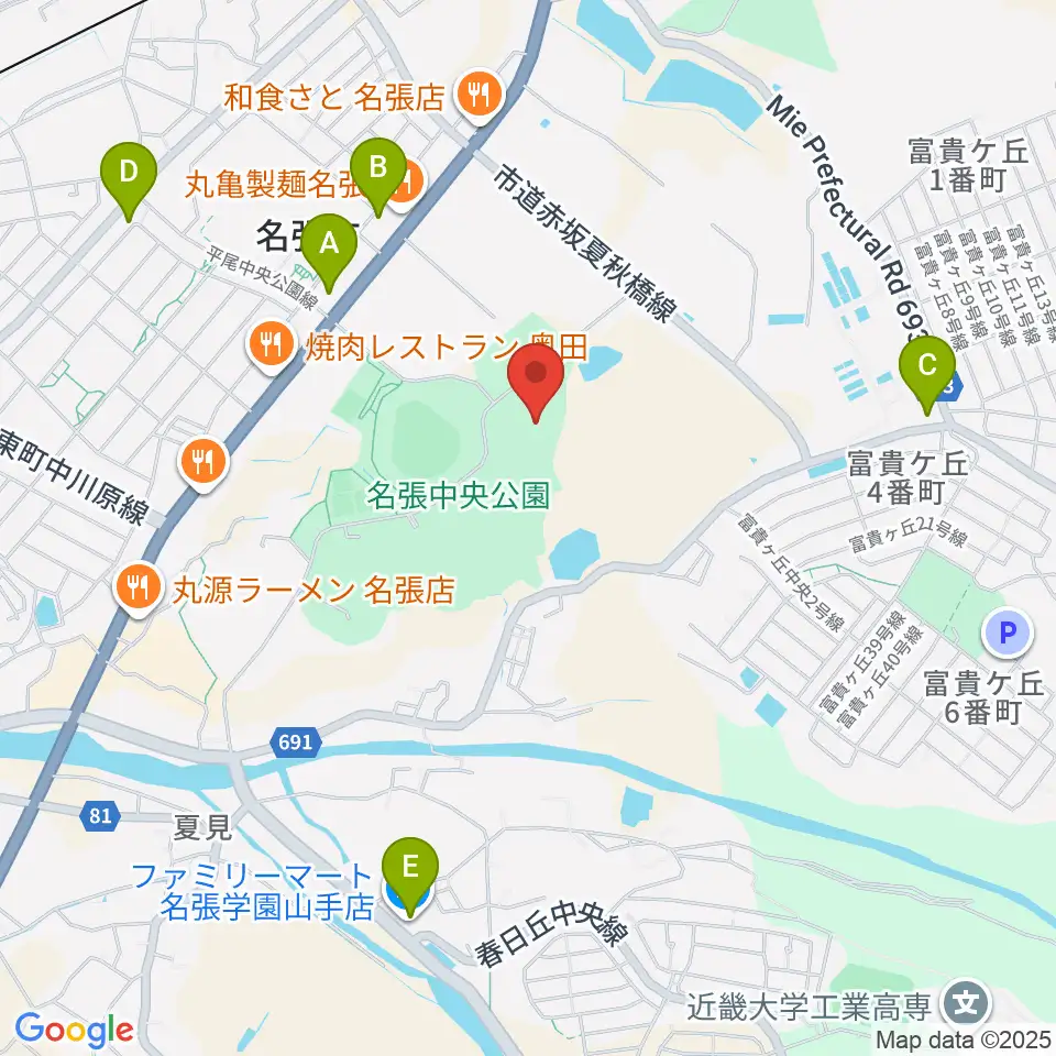 ベルウイングアリーナ周辺のコンビニエンスストア一覧地図