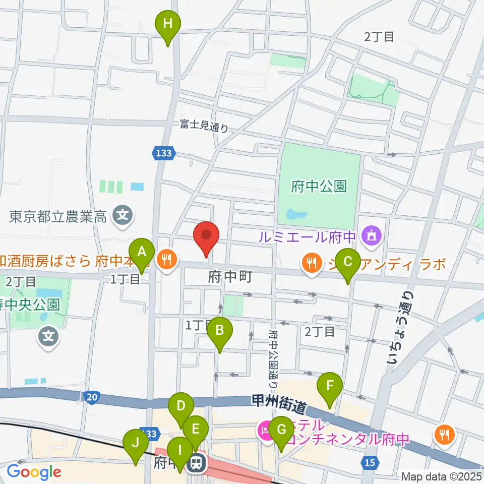 ラジオフチューズ周辺のコンビニエンスストア一覧地図