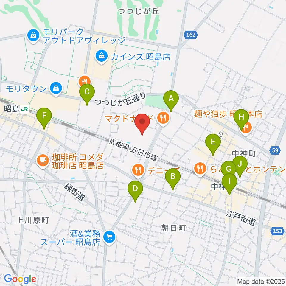 アキシマエンシス周辺のコンビニエンスストア一覧地図