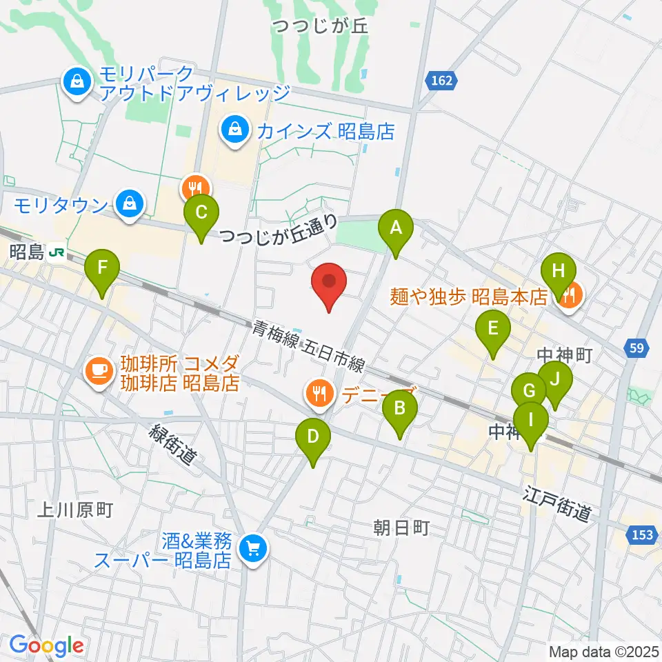 アキシマエンシス周辺のコンビニエンスストア一覧地図