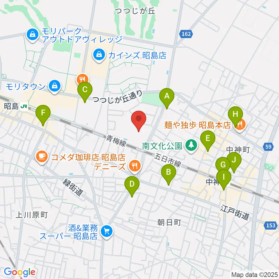 アキシマエンシス周辺のコンビニエンスストア一覧地図