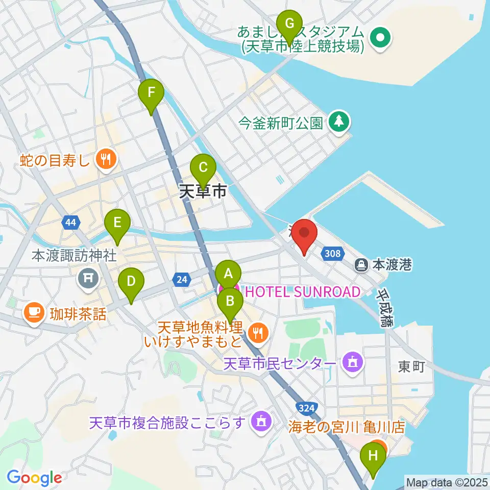 みつばちラジオ周辺のコンビニエンスストア一覧地図