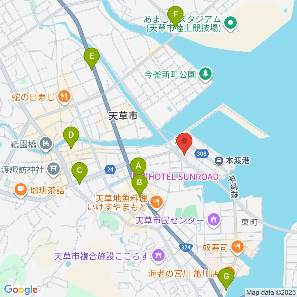 みつばちラジオ周辺のコンビニエンスストア一覧地図