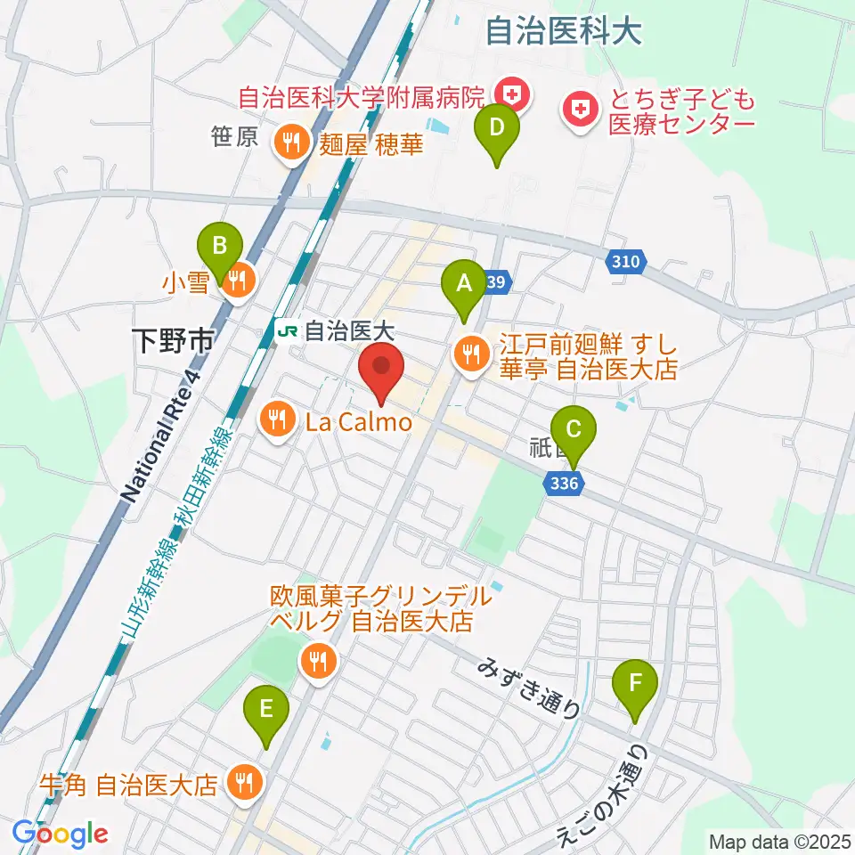 FMゆうがお周辺のコンビニエンスストア一覧地図