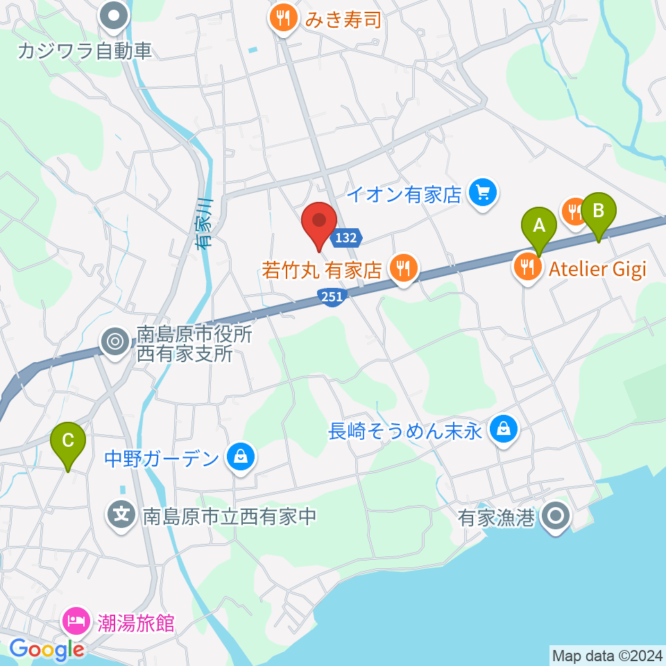 FMひまわり周辺のコンビニエンスストア一覧地図