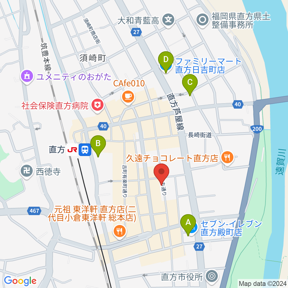 FMちょっくらじお周辺のコンビニエンスストア一覧地図