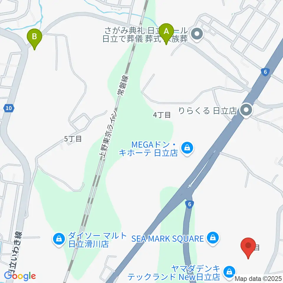 シネマサンライズ周辺のコンビニエンスストア一覧地図