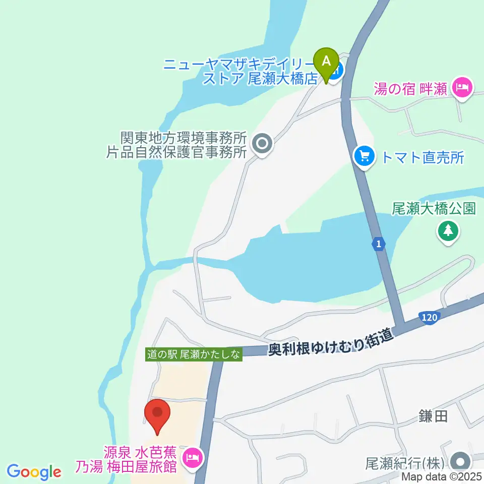 片品村文化センター周辺のコンビニエンスストア一覧地図