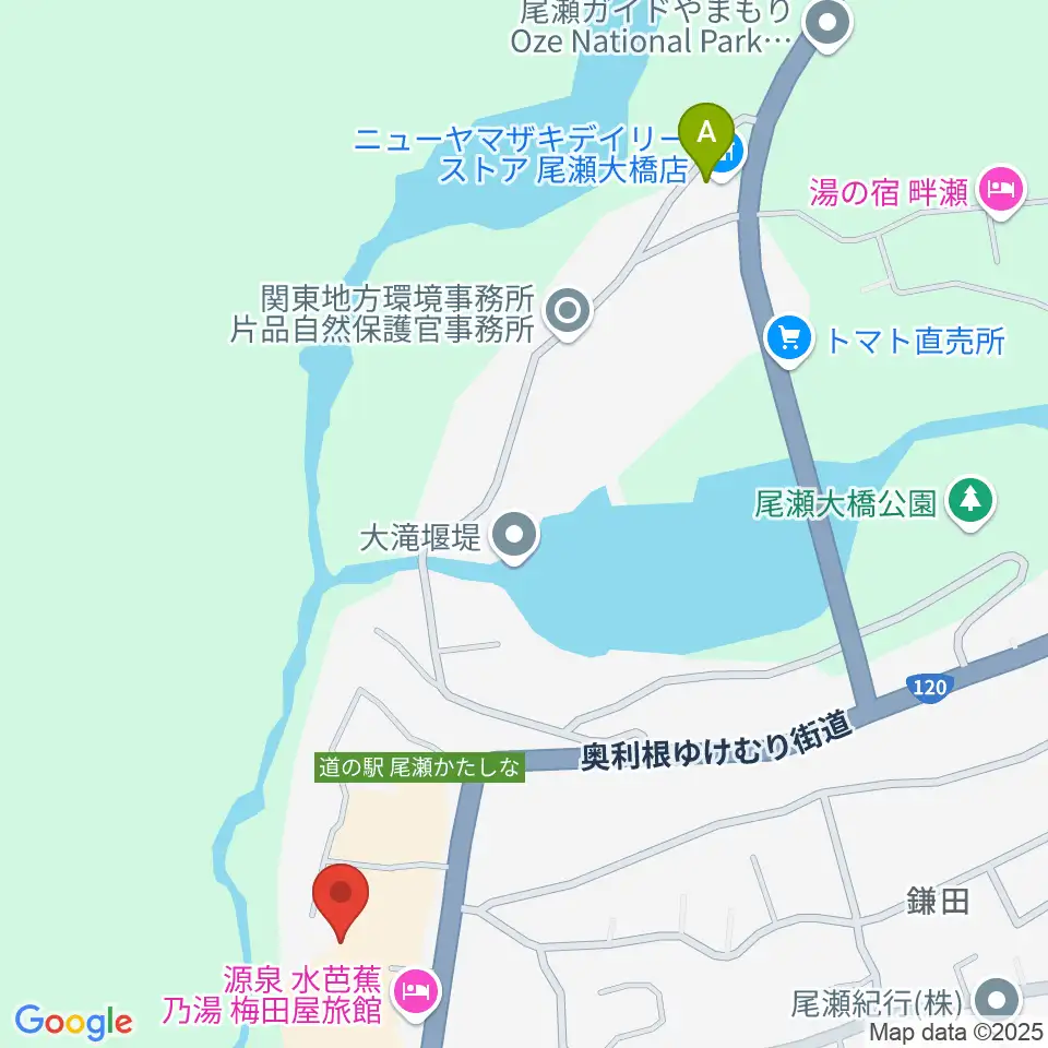 片品村文化センター周辺のコンビニエンスストア一覧地図