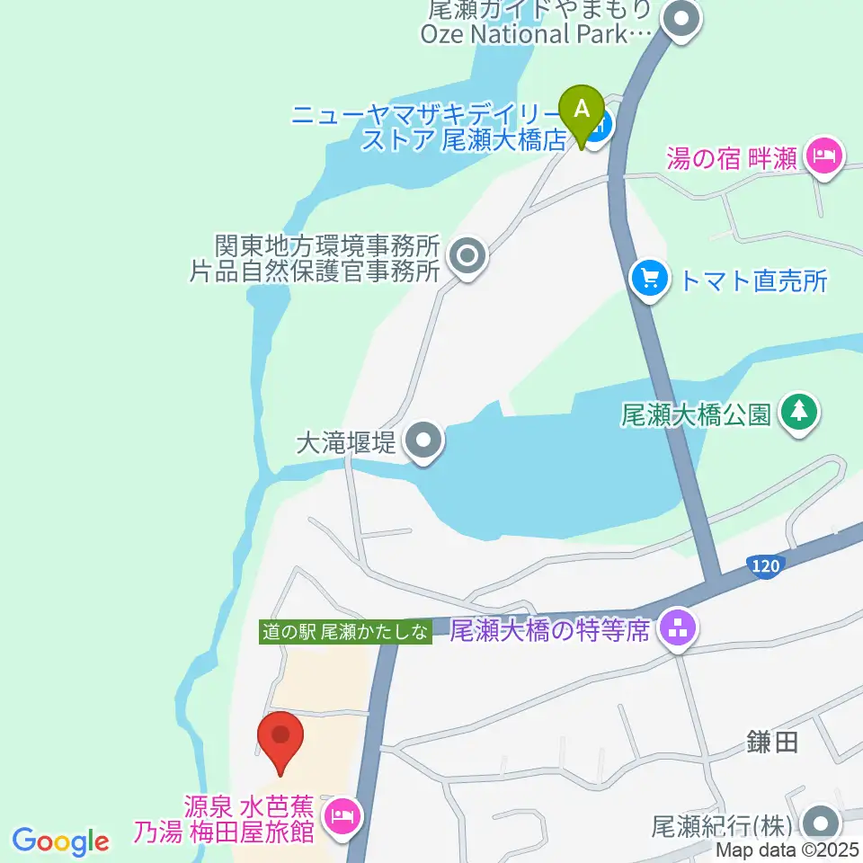 片品村文化センター周辺のコンビニエンスストア一覧地図