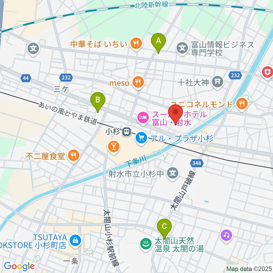 救急薬品市民交流プラザ QQPlaza周辺のコンビニエンスストア一覧地図