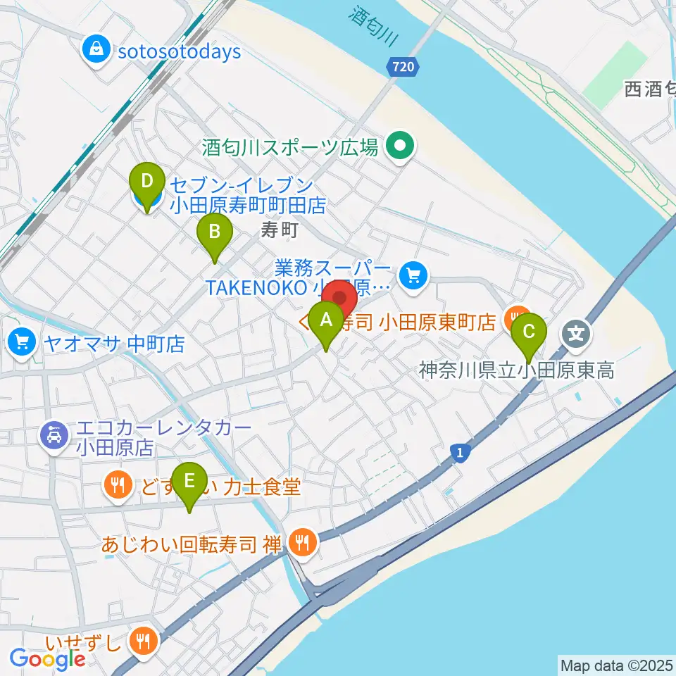 Miura Guitar Repair Workshop周辺のコンビニエンスストア一覧地図