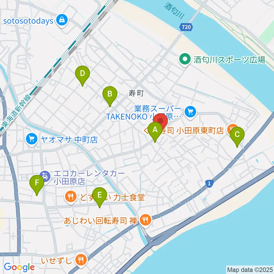 Miura Guitar Repair Workshop周辺のコンビニエンスストア一覧地図